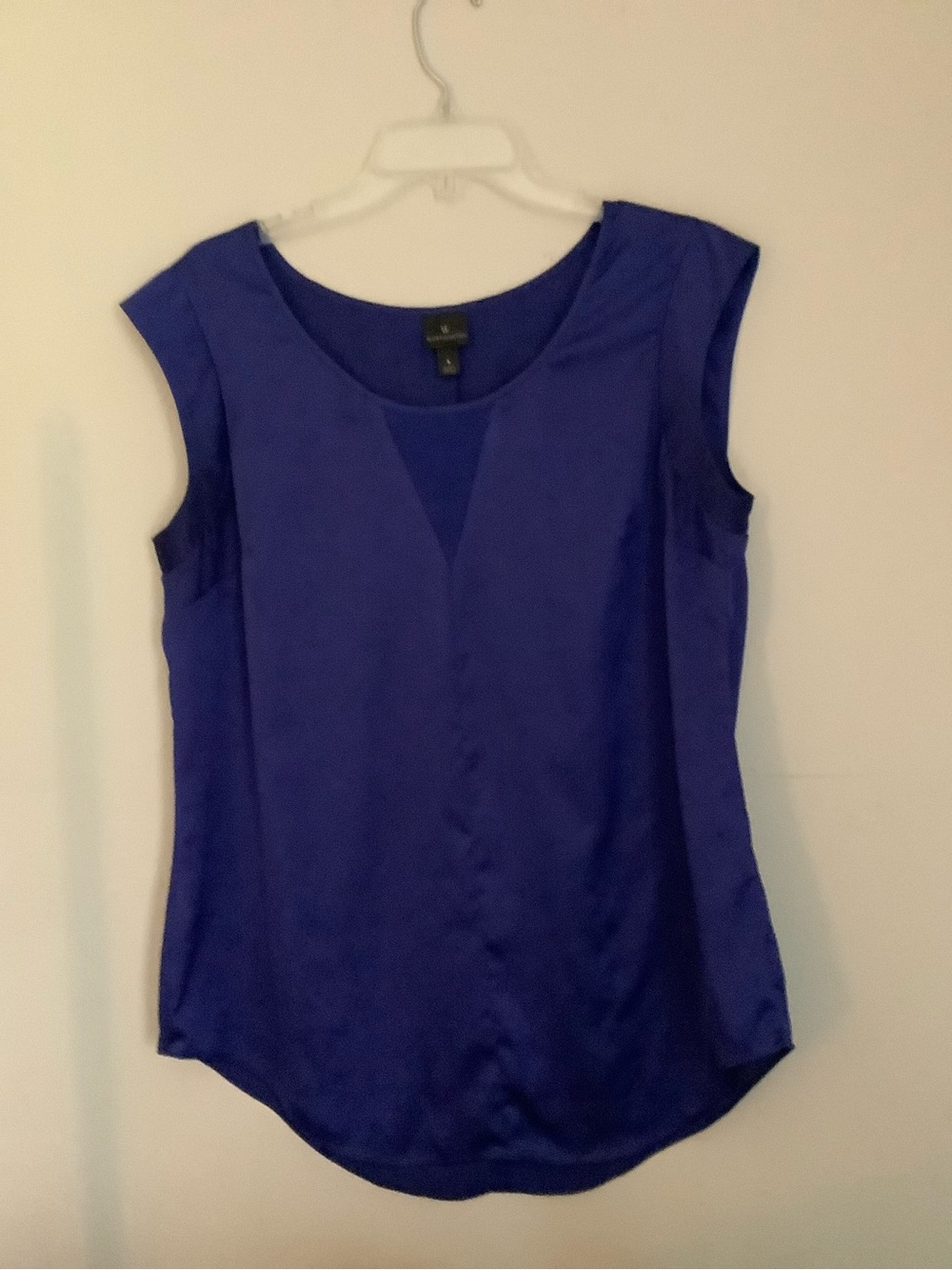 Worthington Royal Blue Sleeveless Scoop Neck Top